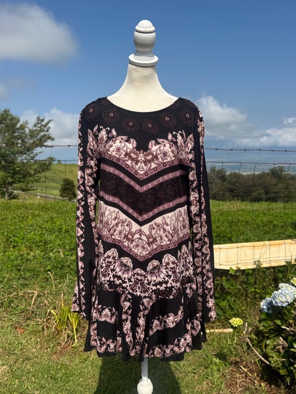 Free people smooth Talker Tunic Mini Dress boho festival Whimsigoth Small